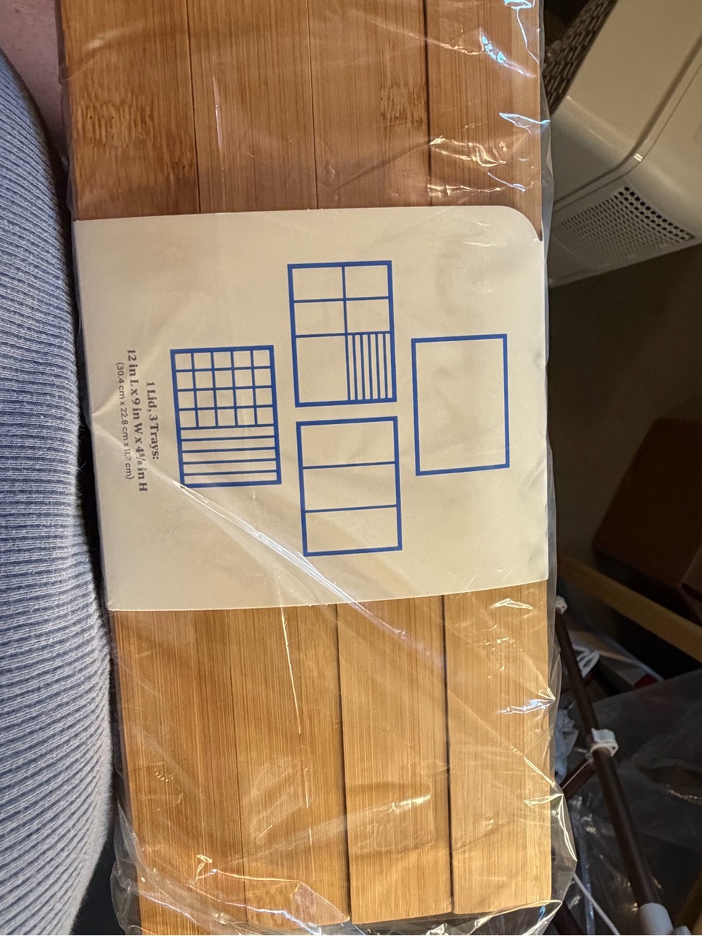 Brightroom Stackable Bamboo Accessory Organizer Set - Natural - Picture 2 of 5